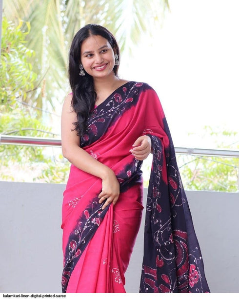 Vasthrlay Digital Printed Kalamkari Inspired