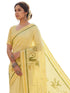 Vasthrlay Chanderi Printed Coffee Saree