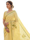 Vasthrlay Chanderi Printed Coffee Saree