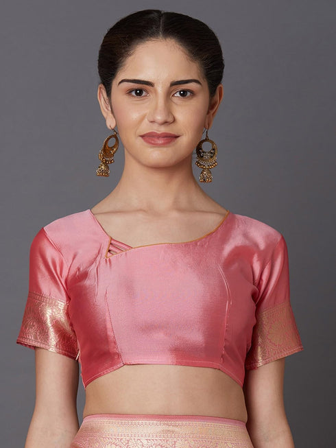 Vasthrlay Banarasi Traditional Unstitched Saree