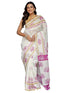 Vasthrlay Shimmer Printed Unstitched Light Green Saree