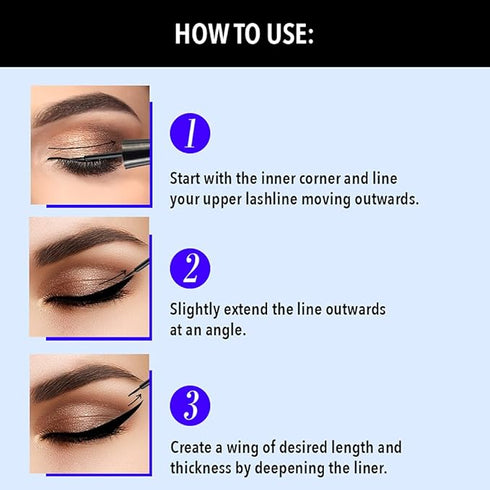 Blue Heaven Intense Black Eyeliner Glide-On