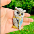 Owl Fridge Magnet for Good Luck Aesthetic Resin Owl Art Figurine Showpiece