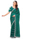 Vasthrlay Georgette Embroidery Wine Saree