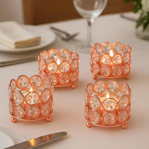 Crystal Tealight Candle Holder