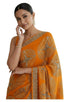 Vasthrlay Georgette Traditional Az Ys Pehenva Brown Rr Ethnic Wear