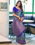 Vasthrlay Banarasi Kanjivaram Unstitched Beige Saree