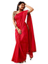 Vasthrlay Embroidery Peach Saree