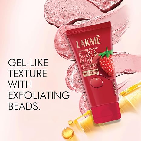 Lakme Blush & Glow Strawberry Freshness Gel Face Wash