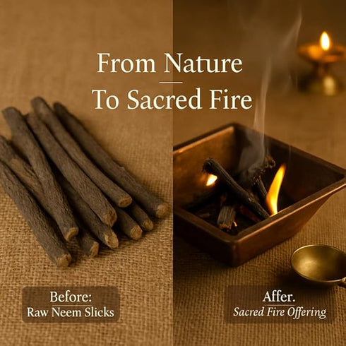 Neem Havan Samidha Sticks Neem Ki Lakdi 450g