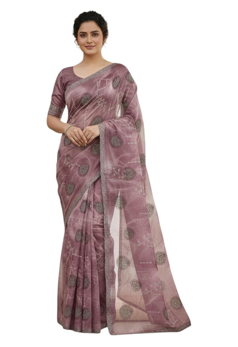 Vasthrlay Weightless Georgette Traditional Sari Az Ys Dhamal Saree