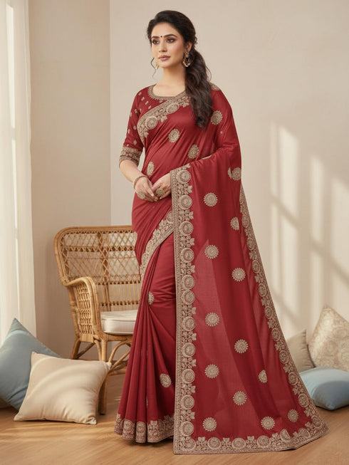 Vasthrlay Chiffon Traditional Ethinic Az Ys Vanshika Ethnic Wear