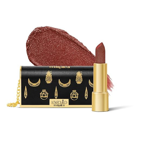 LoveChild Masaba The Batua Satin Lipstick - Crunchy Mirchi