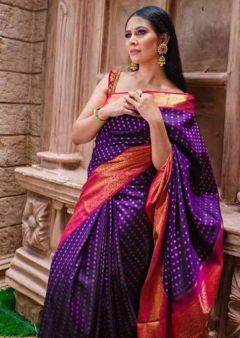 Vasthrlay Kanjivaram Designer Saree