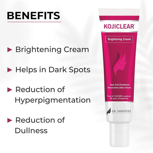 Dr. Sakhiya's Kojiclear Face Cream with Kojic Acid