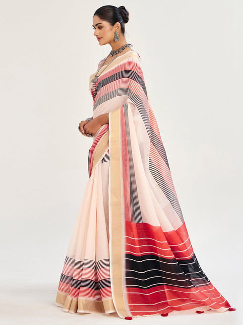 Vasthrlay Printed Unstitched Blouse Ethnic Wear
