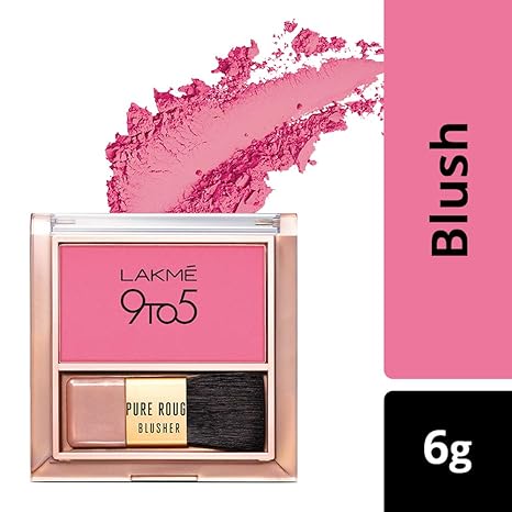 Lakme 9To5 Pure Rouge Blusher | Pretty Pink