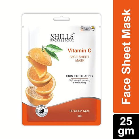 Shills Professional Vitamin C Face Sheet Mask