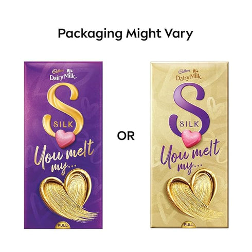 Cadbury Dairy Milk Silk Heart Blush Valentine's Gift Pack Chocolate Bar 250g