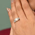 Clara 925 Sterling Silver Real Pearl Pendant Ring