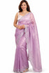 Vasthrlay Lavender Embroidery Saree
