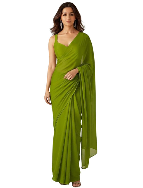 Vasthrlay Georgette Lightweight Ethnic Wear