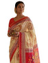 Vasthrlay Printed White Saree