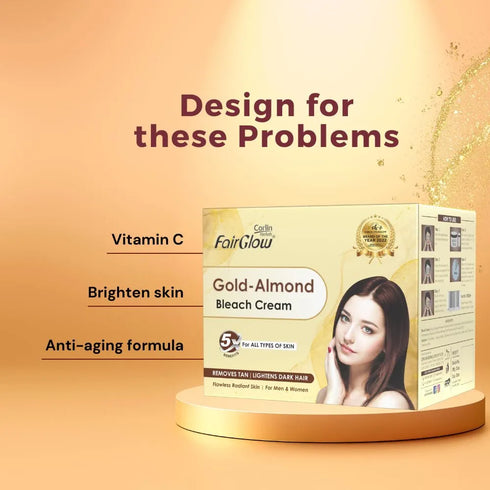 Corlin FairGlow Gold Almond Bleach Cream