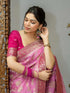 Vasthrlay Purple Kanjivaram Wedding Saree