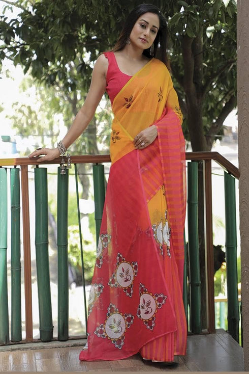 Vasthrlay Multicoloure Artistic Unstitched Lightweight Traditional