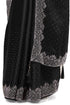 Vasthrlay Black Satin Saree