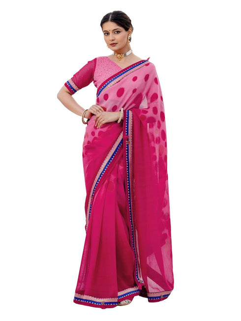 Vasthrlay Georgette Printed Light Saree