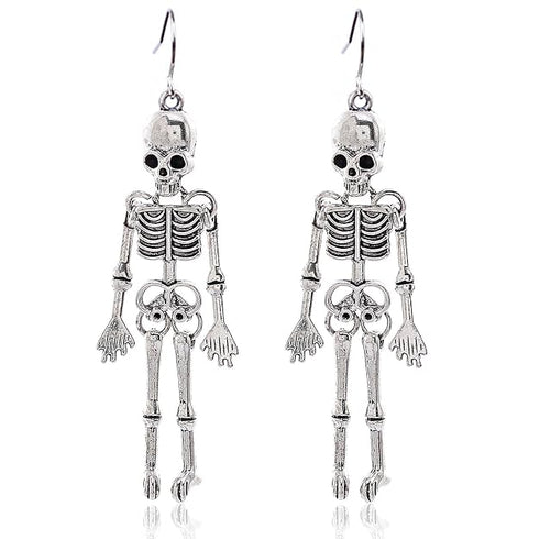 Skull Earrings Dangle Skeleton Bone Drop Earrings