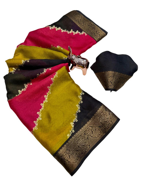 Vasthrlay Tussar Silk Saree