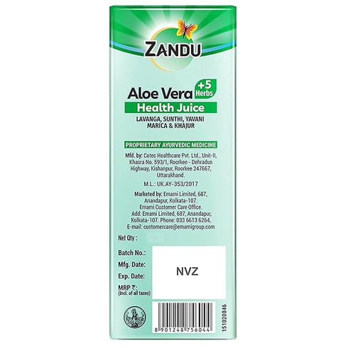 Zandu Aloe Vera Juice