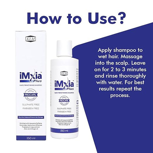 KLM iMxia Plus Hair Strengthening Shampoo
