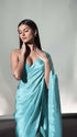 Vasthrlay Maroon Wedding Unstitched Saree