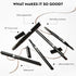 Sugar Cosmetics Arch Arrival Brow Definer04 Felix Onyx | Dark Blackish BrownLongLasting 12hr coverage builtin spoolie
