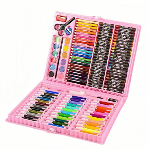 Cable World Arts and Crafts Supplies 150 Pack Drawing Painting Set