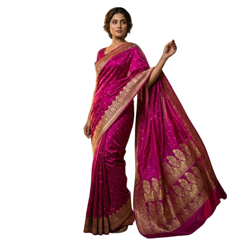 Vasthrlay Banarasi Mashru Elegant