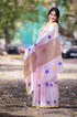 Vasthrlay Lavender Lightweight Handloom Unstitched