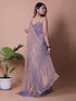 Vasthrlay Lavender Unstitched Saree