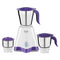 Preethi Crown MG-205 500-Watt Mixer Grinder, White/Purple