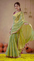 Vasthrlay Chanderi Unstitched Blouse Saree Az Ys Patakha