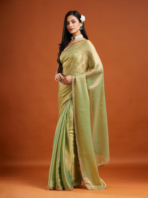 Vasthrlay Border Unstitched Saree