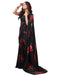 Vasthrlay Georgette Sequence Unstitched Black Saree