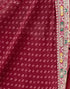 Vasthrlay Georgette Embroidery Unstitched Green Saree