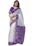 Vasthrlay Womens Printed Unstitched Multicolor Saree
