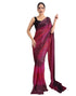 Vasthrlay Womens Georgette Unstitched Brown Saree