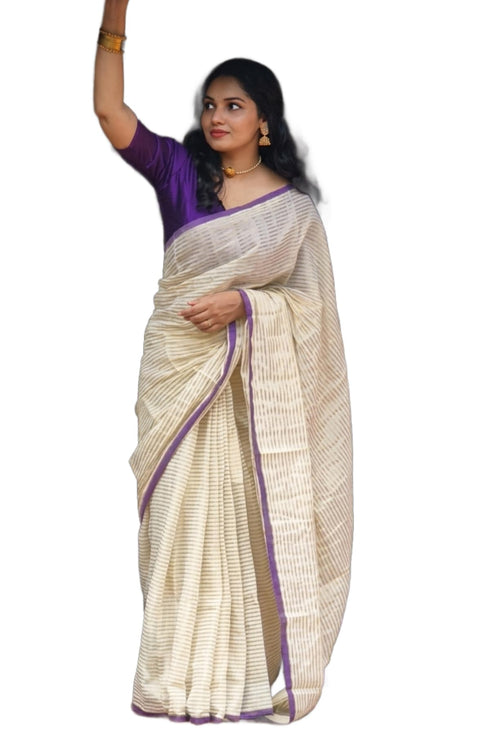 Vasthrlay Cotton Unstitched Saree